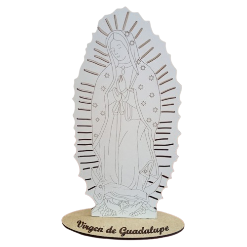 Virgen de la Guadalupe Figura base "foto con fondo transparente de Jandrea"